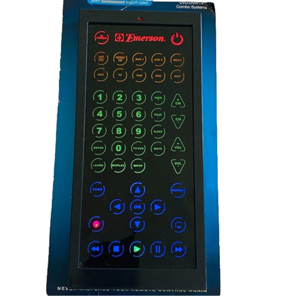 Emerson universal smart extra large jumbo TV remote controller luminescent touch - Picture 1 of 4